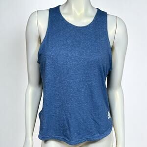 Blue Adidas Tank Top, Size Medium, Good Condition, Comfortable Fit